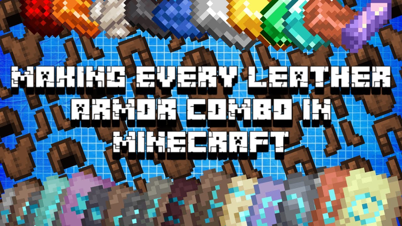 We made EVERY LEATHER ARMOR COMBO!!!