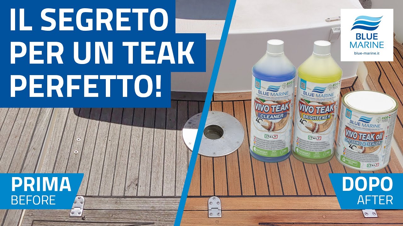 Come Far Rinascere il Teak della Tua Barca | Pulizia, Sbiancamento e Protezione in 3 Step!