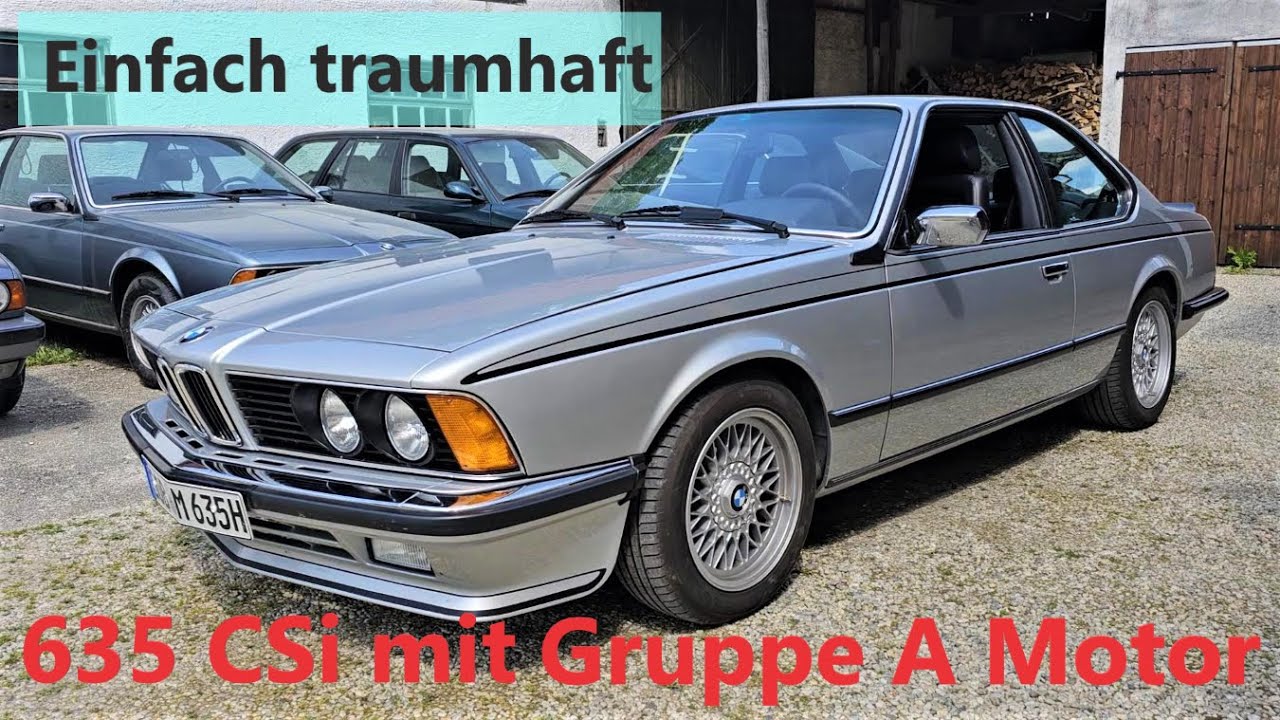 BMW 635 CSi E24 mit Gruppe A Motor im absoluten Traumzustand
