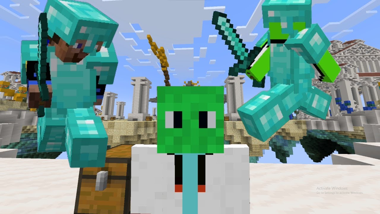 Creating Chaos in Mega Skywars - Cubecraft