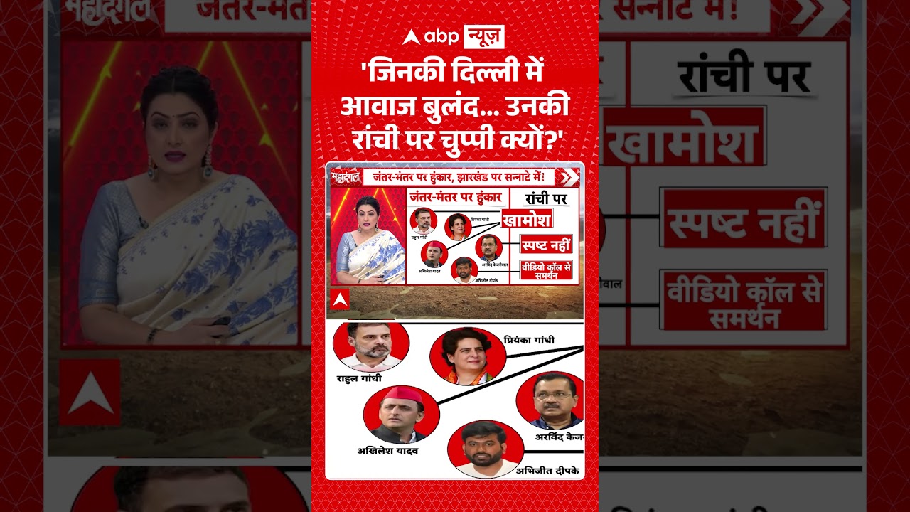 Chitra Tripathi On Jharkhand : 'जिनकी दिल्ली में आवाज बुलंद... उनकी रांची पर चुप्पी क्यों?' | #viral