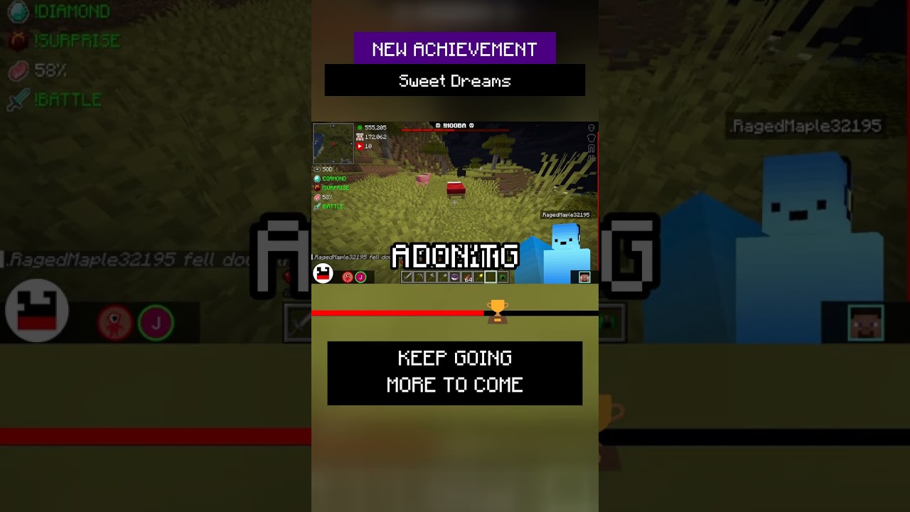 🏆 .RagedMaple32195 добился прогресса Sweet Dreams