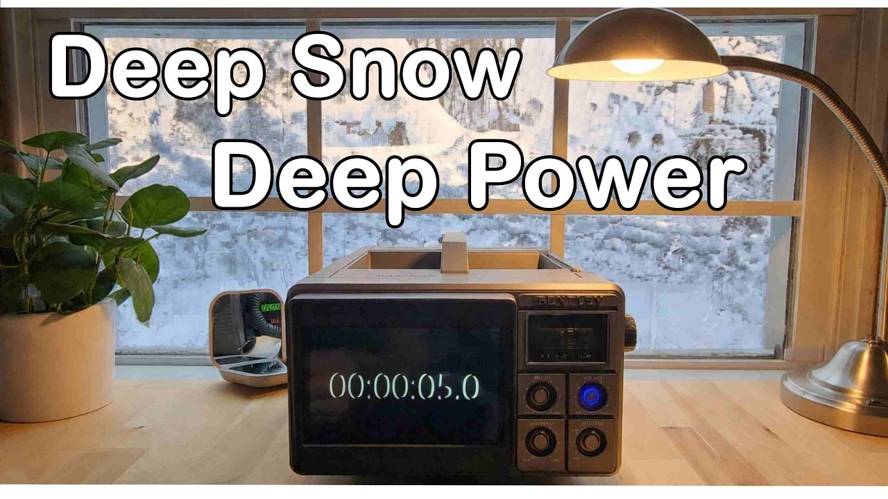 Winter Storm Hernando Timelapse ❄️ PiJams TV Battery Test