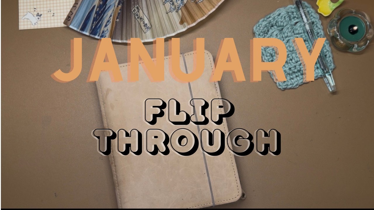 January Planner and Journal Flip Through