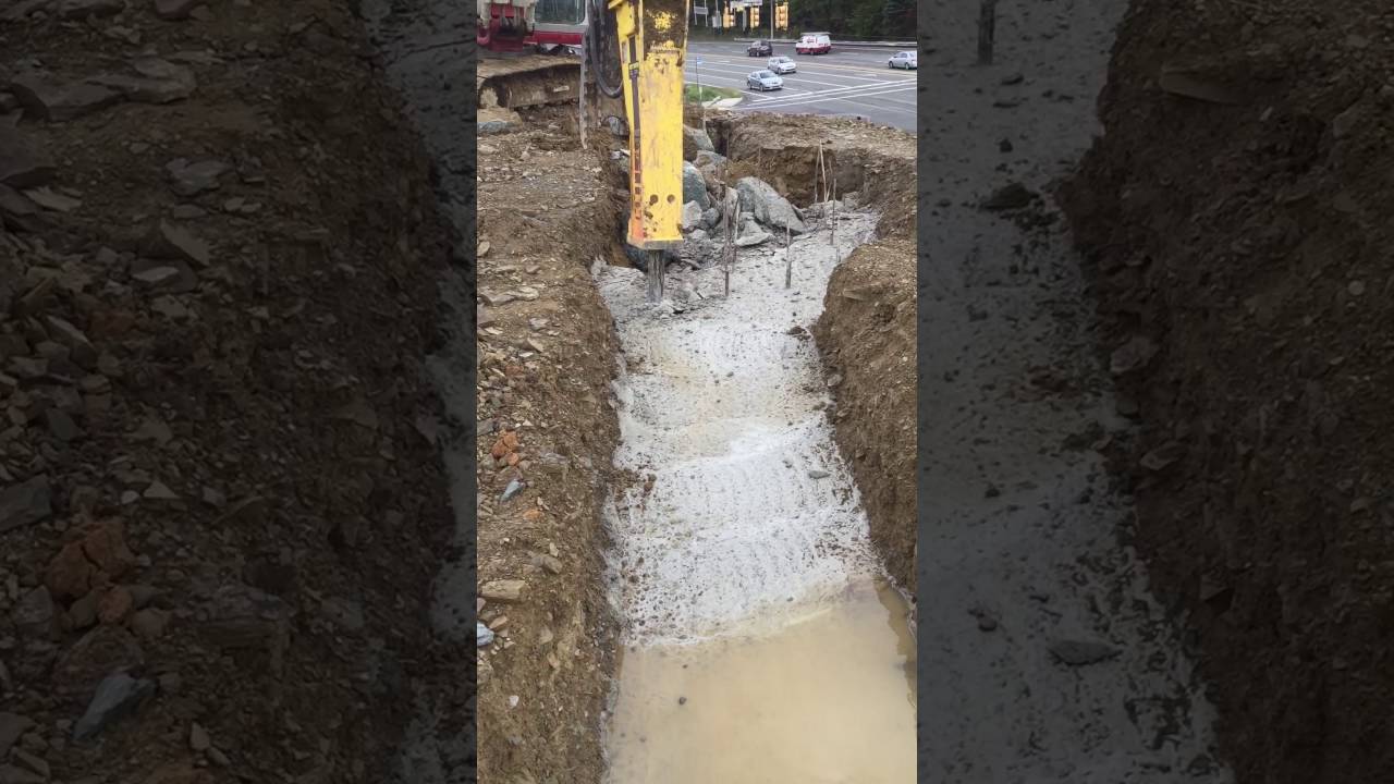 Tearing out concrete footers