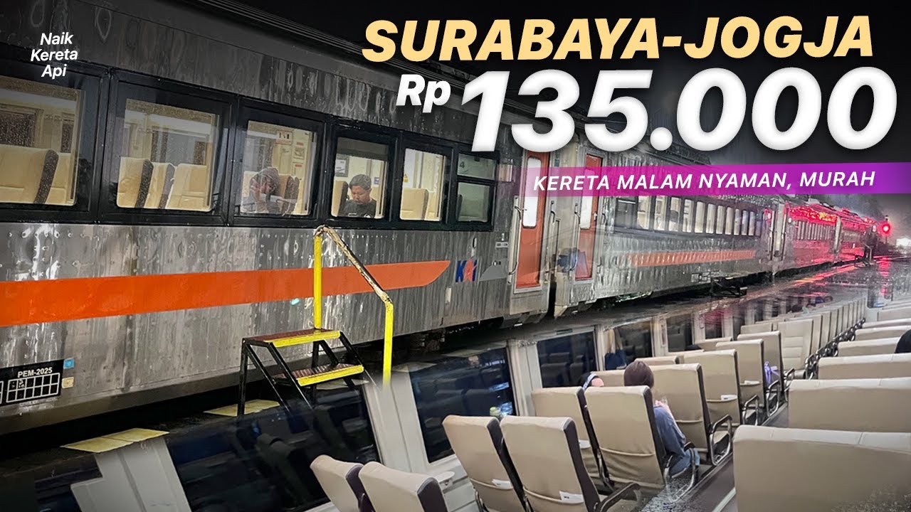 MUTIARA SELATAN‼️ Kereta Cepat Surabaya-Jogja Ekonomi Premium