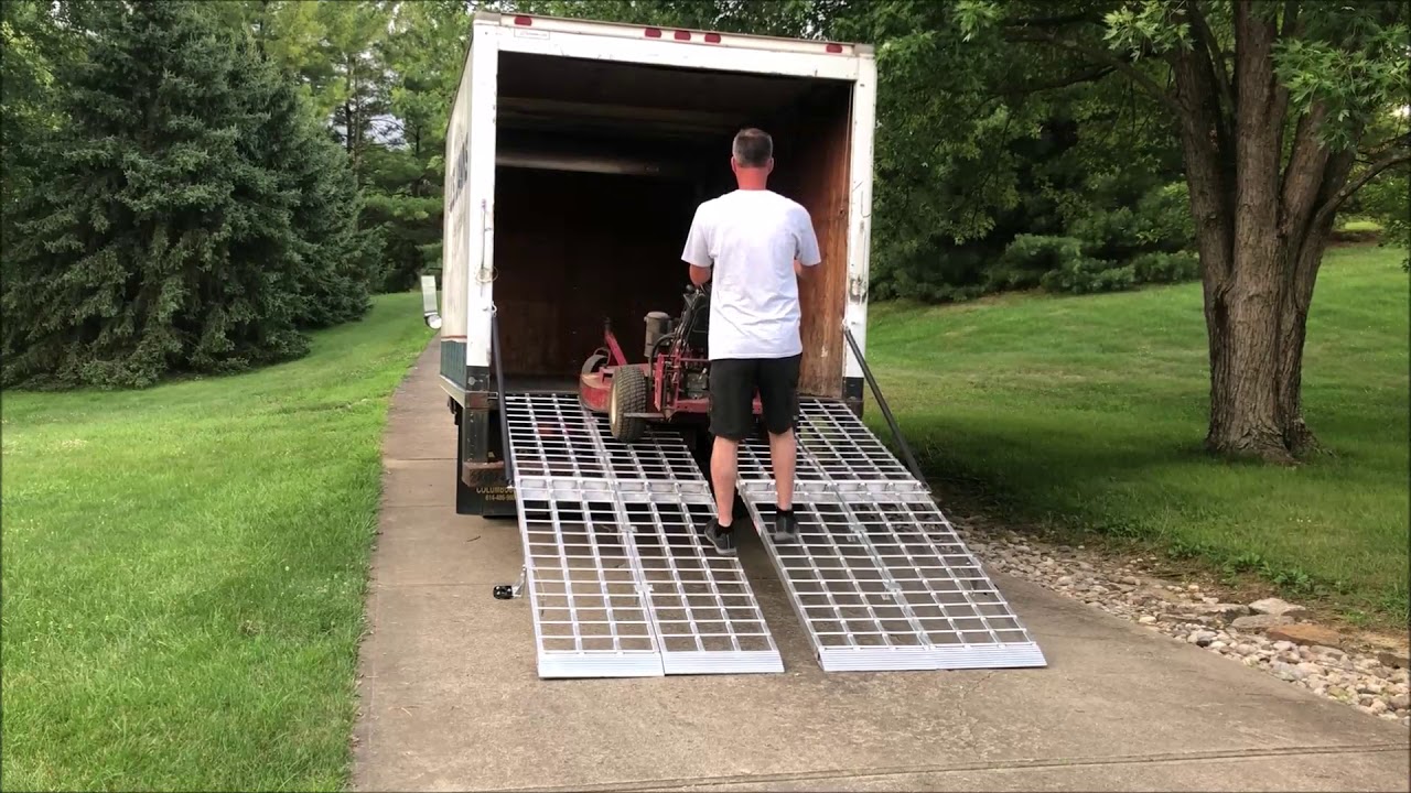 The Ultimate Folding Box Truck Ramp - WOW!