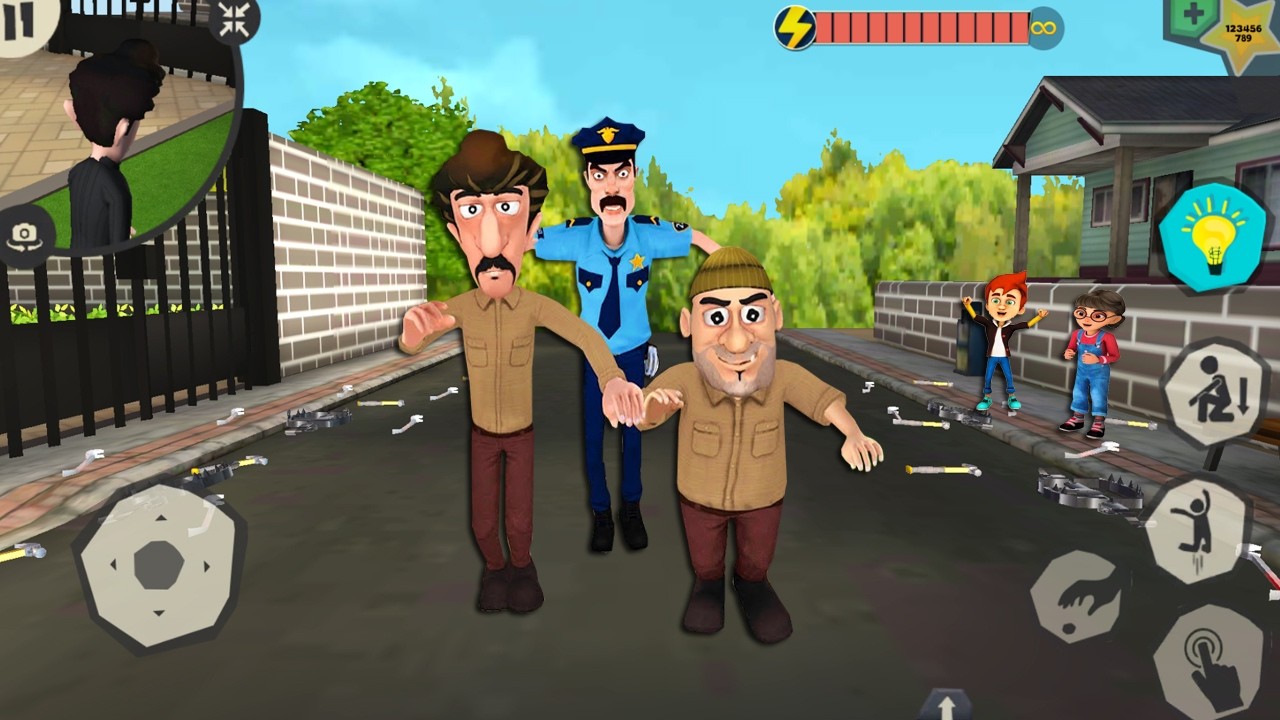 Scary Robber Home Clash - Тролли Феликс и Лестер, новые уровни из обновления, часть 1463 #scaryro...