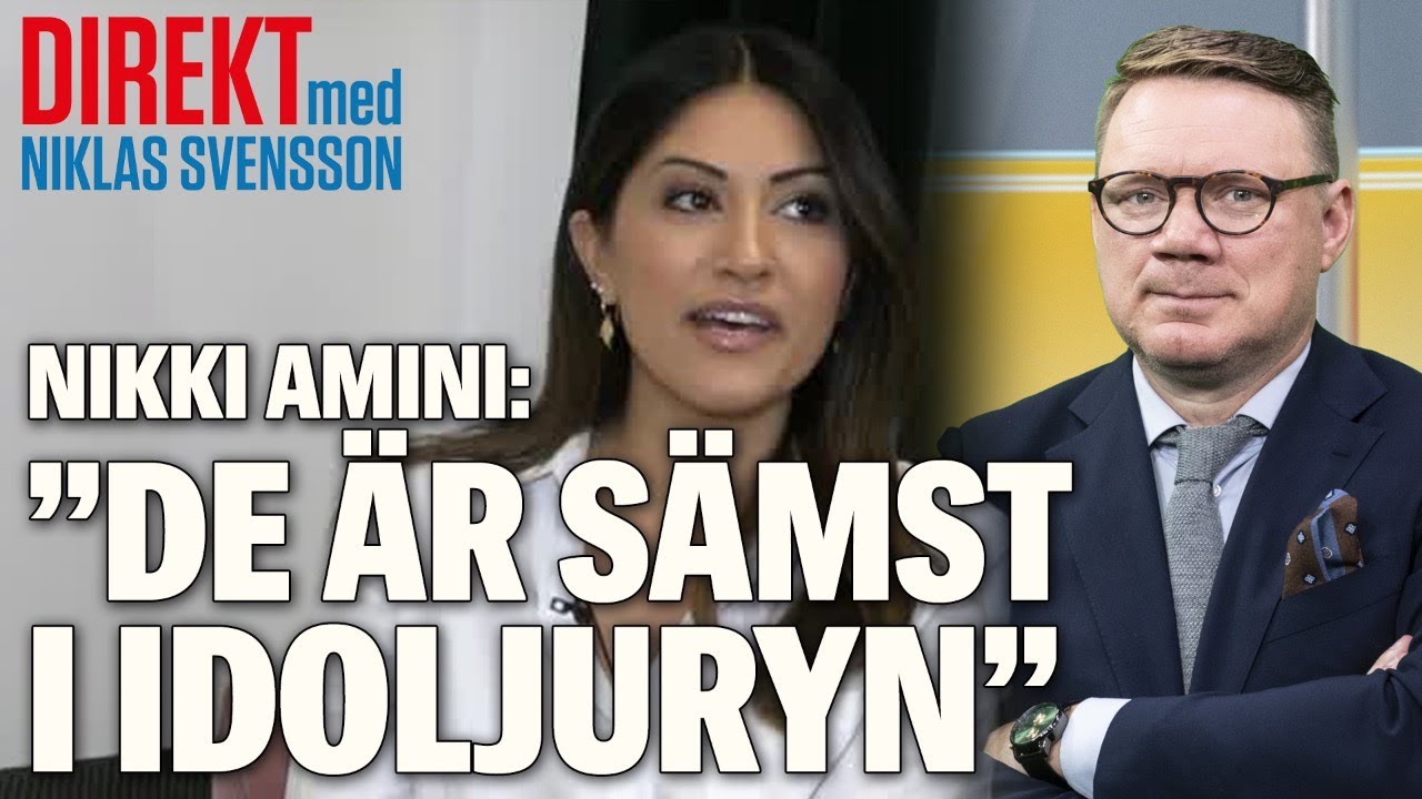 DIREKT MED NIKLAS SVENSSON: Idoljuryns Nikki Amini om ätstörningarna