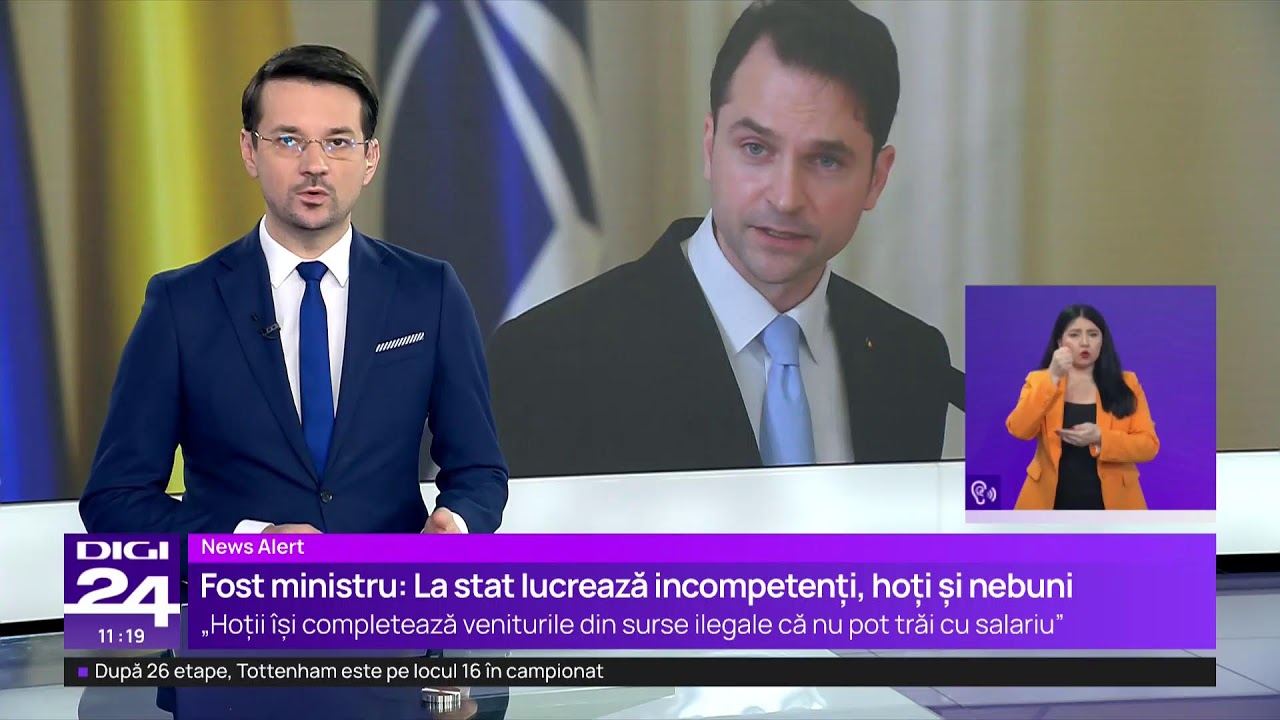 🟣Știrile Digi24  de la ora 11 – 12 februarie 2026