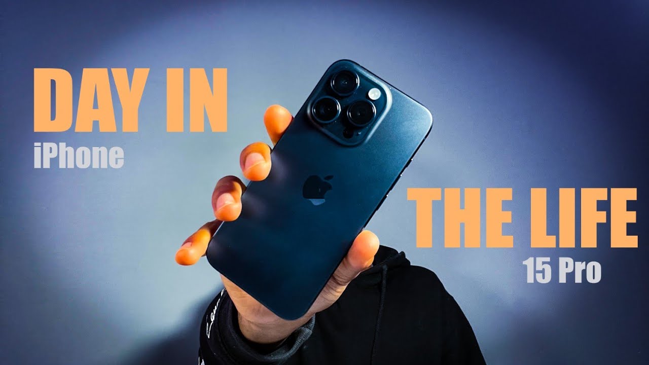 iPhone 15 Pro | Day In The Life (Battery & Camera Test + NHL Game)