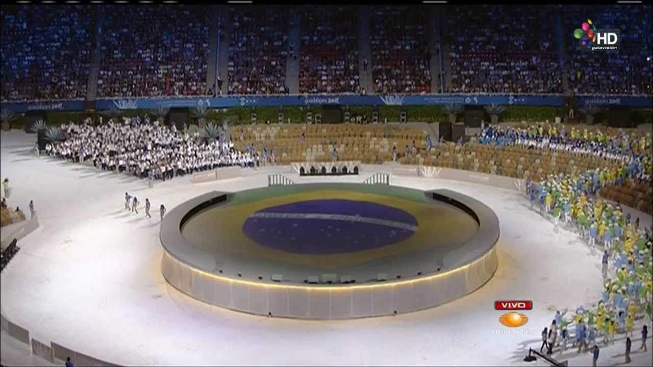 Inauguración Panamericanos Guadalajara 2011 -  Desfile de Naciones HD