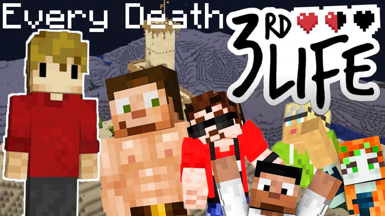 КАЖДАЯ СМЕРТЬ В ТРЕТЬЕЙ ЖИЗНИ SMP | GameOmatic