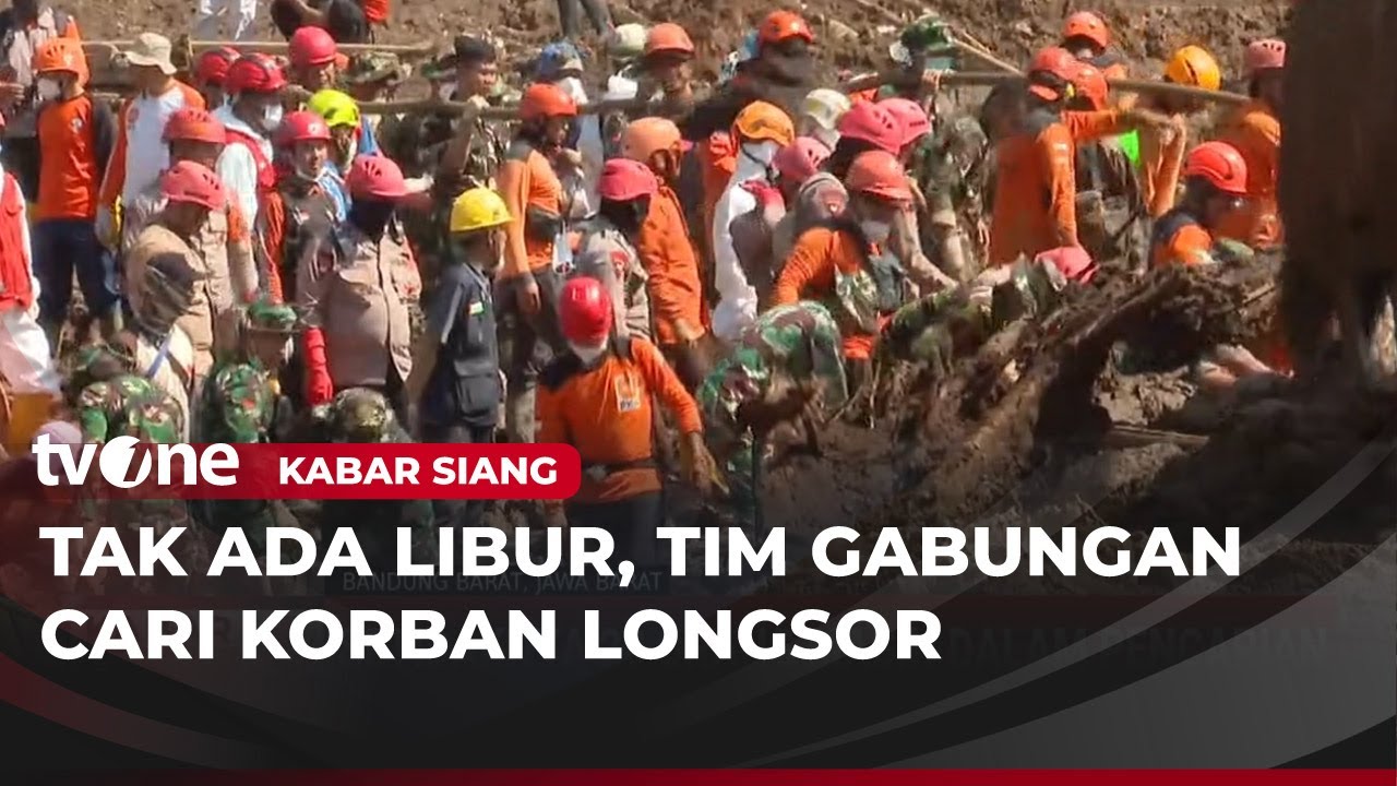 Terkini Pencarian Korban Longsor Bandung Barat | Kabar Siang