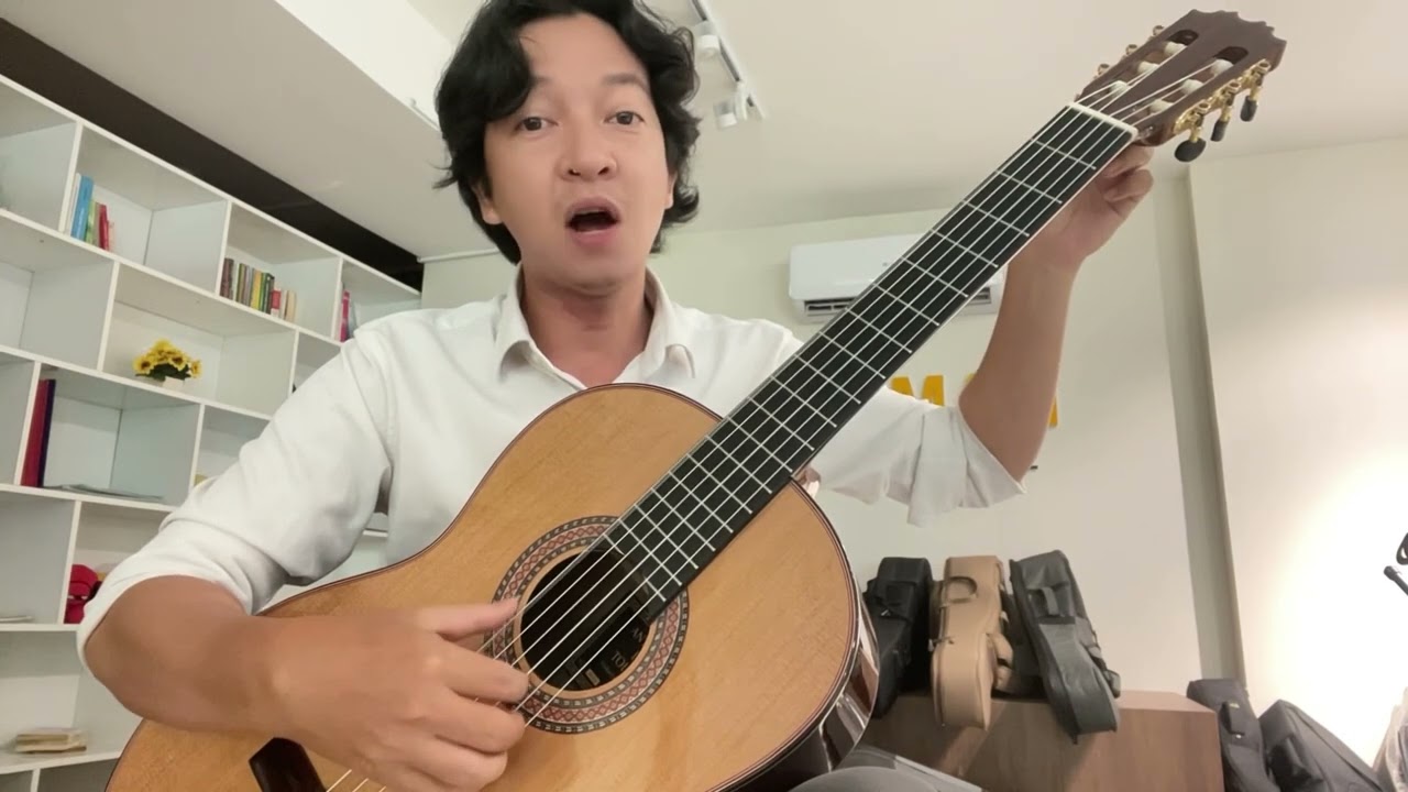 Guitar Classic Spain Antonio De Toledo AT-15C - âm ấm áp trong trẻo 0936239138 Zalo