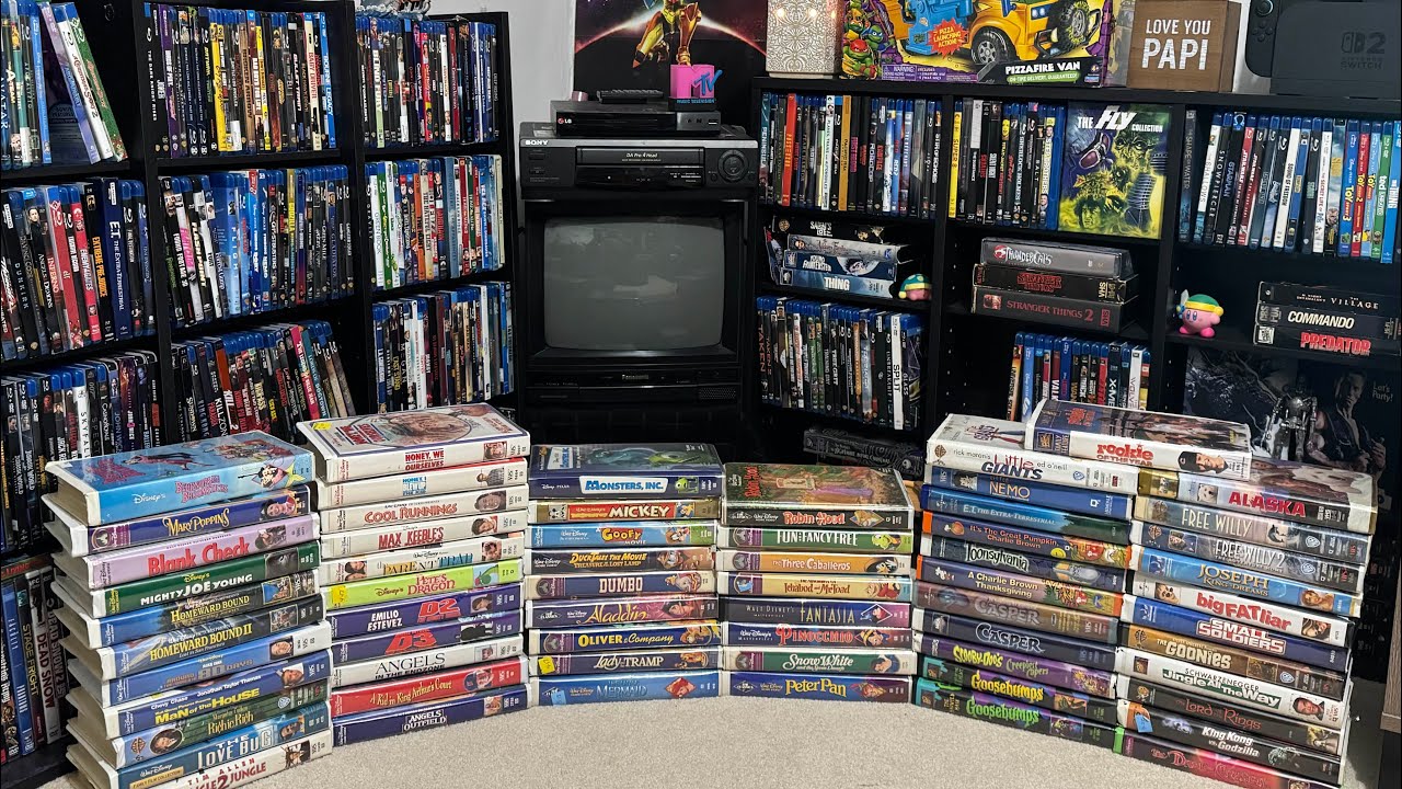 Mis VHS de caja blanca plásticas. (Disney y más)