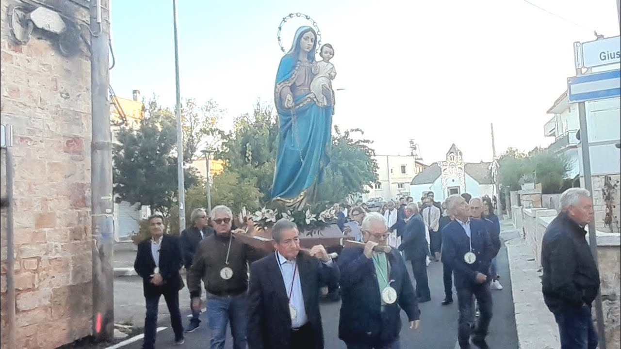 #Alberobello Frazione #Coreggia #FestaPatronale #Processione #MadonnaDelRosario 12 ottobre 2025 