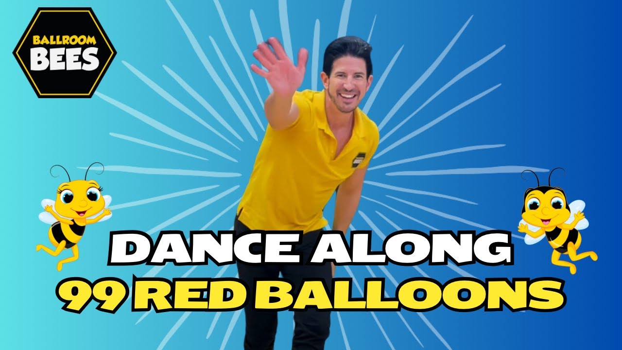 99 RED BALLOONS | High Energy Dance Along | Ballroom Bees