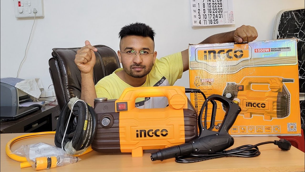 Ingco 1500W High Pressure Washer HPWR15028 unboxing & testing review in depth video!