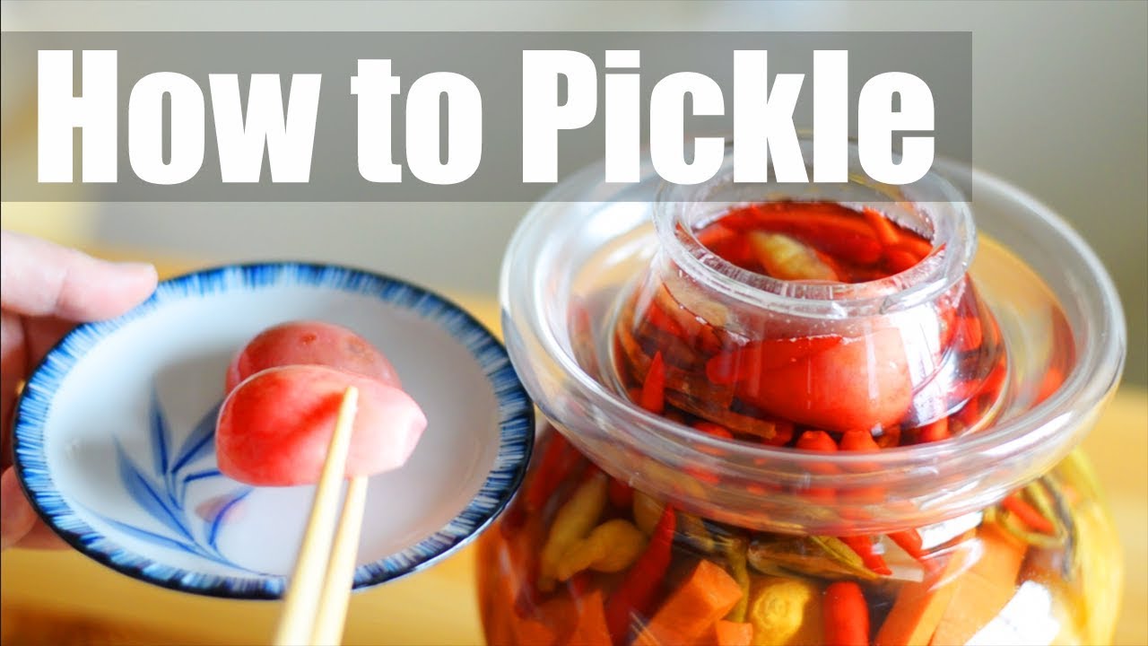 Pickle: How to Pickle Everything? (Crunchy Easily Made Pickles!) | WhatsforDinner?