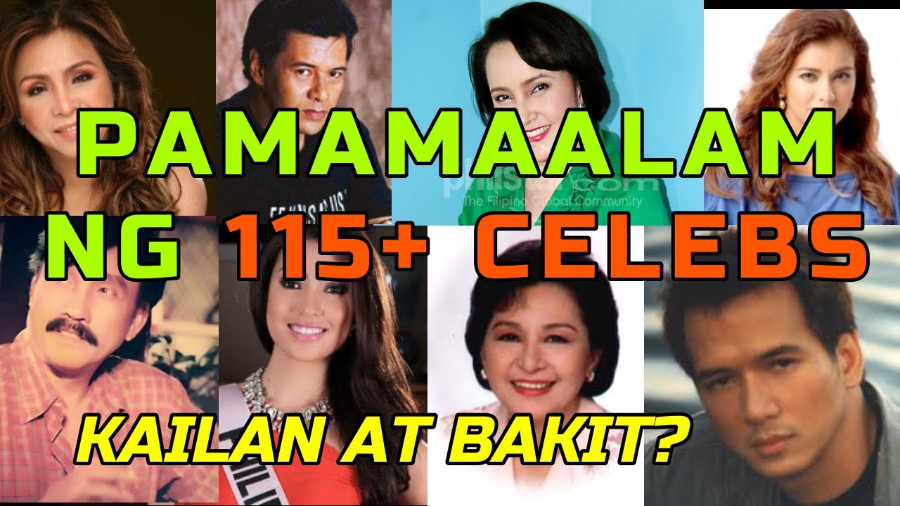 PINOY CELEBRITIES NA PUMANAW NA PART 1