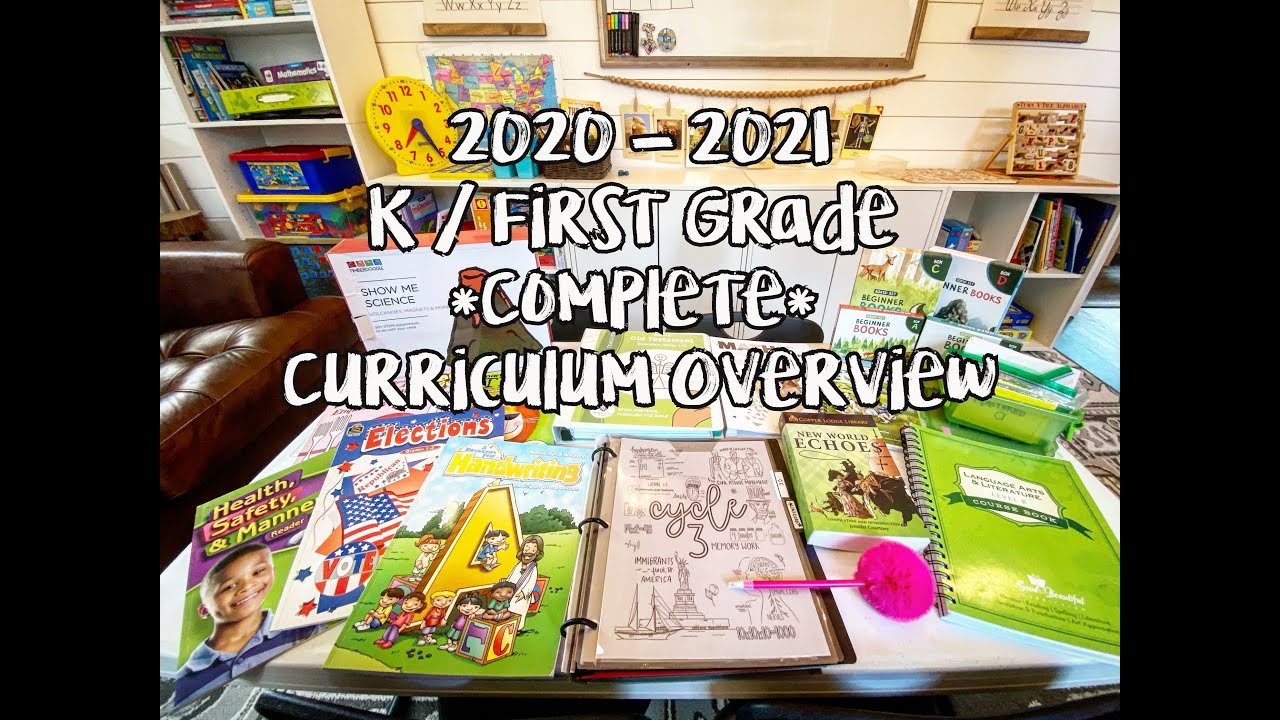 Our 2020-2021 K/1st Grade * Complete* Curriculum Overview!