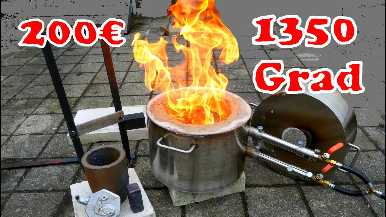 Wie kann dieser Schmelzofen so g&uuml;nstig sein? Ich teste den Doppelbrenner Schmelzofen von #VEVOR