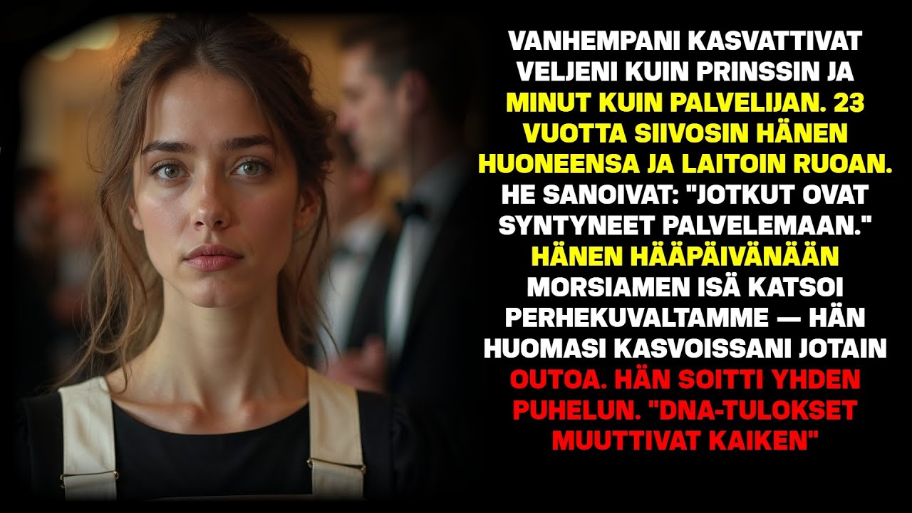 Olin vanhempieni palvelija... Kunnes morsiamen isä näki kasvoni!