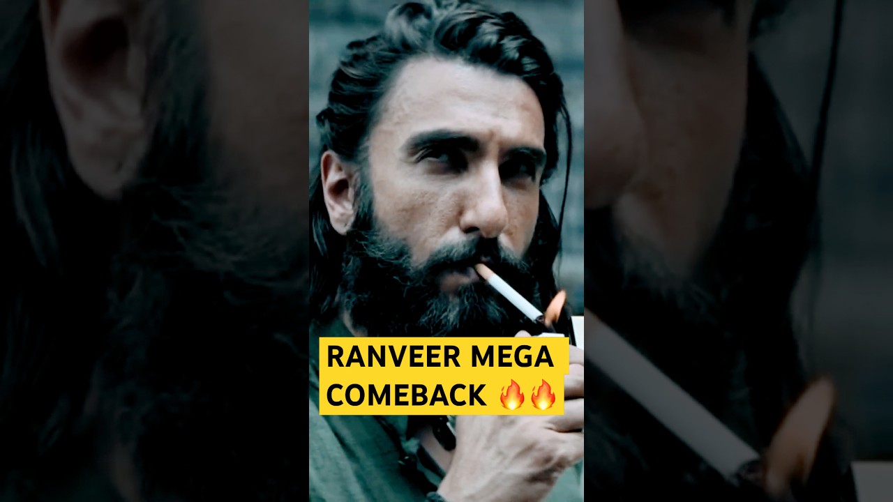 Ranveer Singh is Back with DHURANDHAR 🔥| Mega Comeback Explained #ranveersingh #dhurandhar #shorts