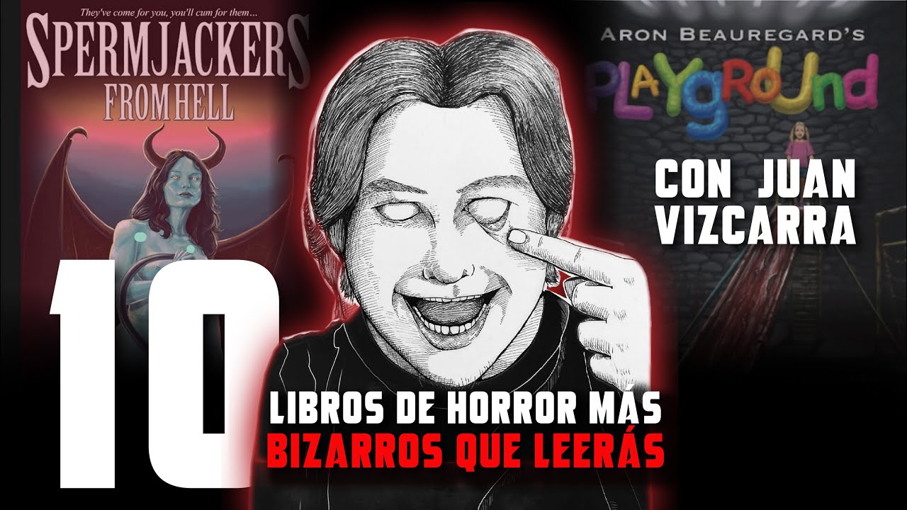 10 LIBROS de HORROR SPLATTERPUNK que TIENES QUE LEER (con JUAN VIZCARRA)