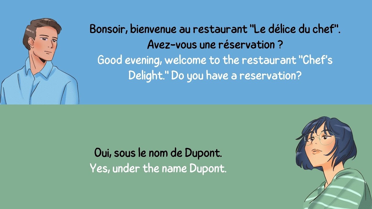 Dining Delights: French Restaurant Conversation - Enhance Your French Language Proficiency