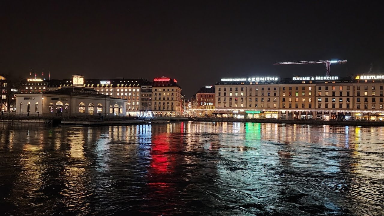 الحياة الليلية في جنيف سويسرا Nightlife in Geneva Switzerland