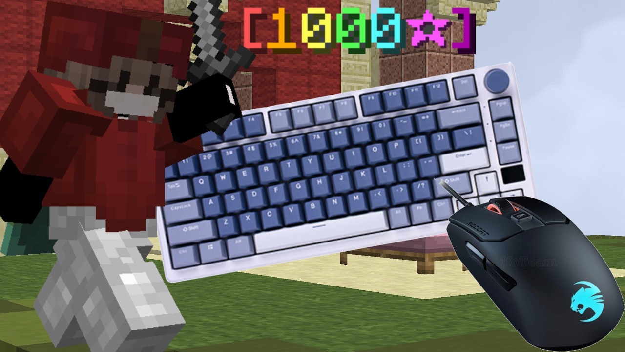 4AM Keyboard + Mouse ASMR | Hypixel Bedwars