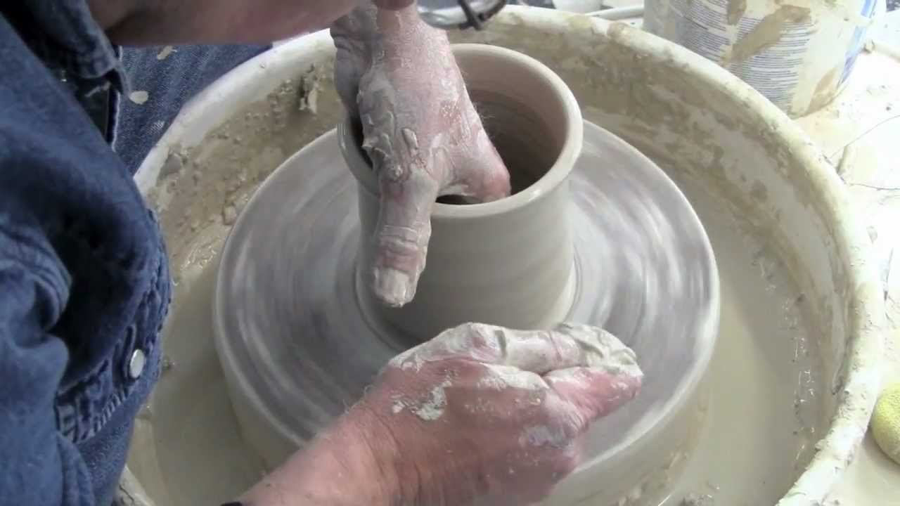 Hummingbird Studio Presents: Opening the Clay and Pulling Up a Cylinder