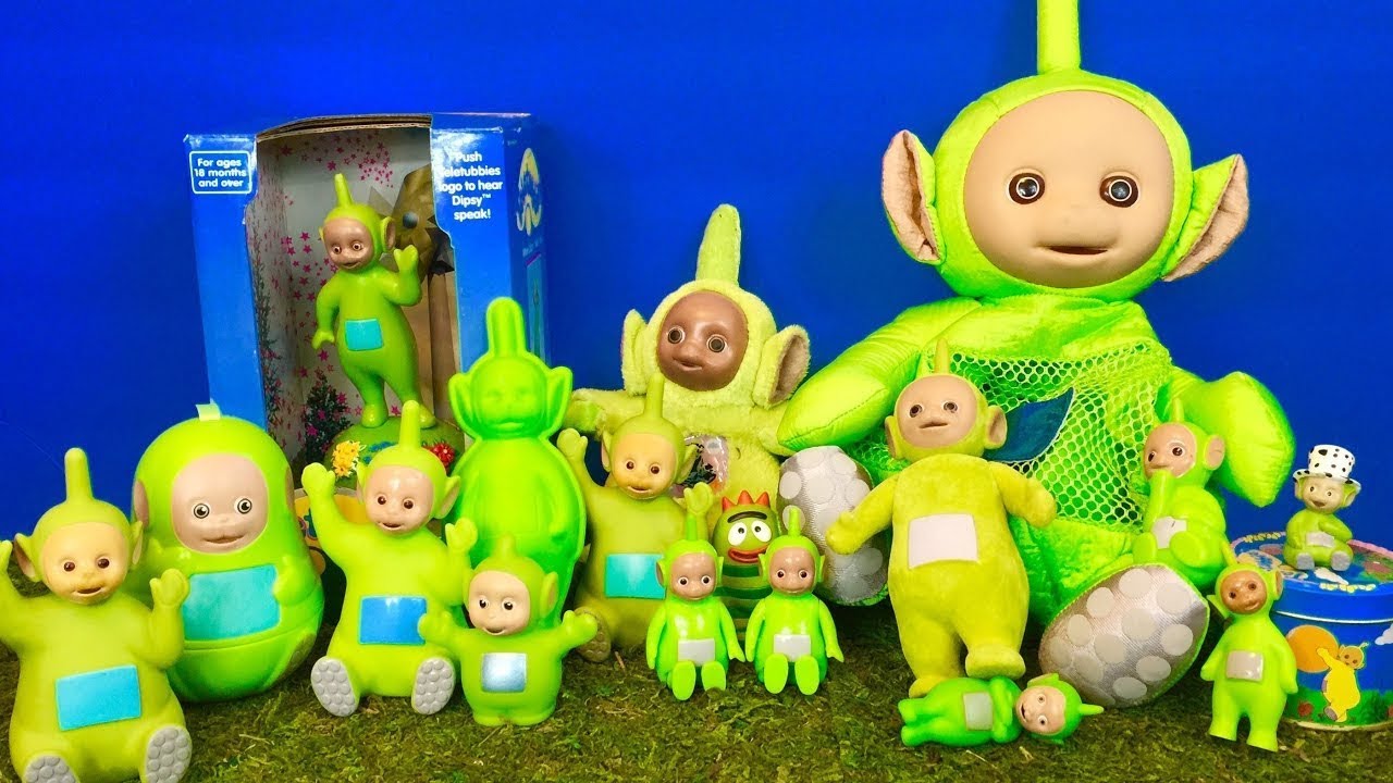 DIPSY TELETUBBIES Toy Collection Compilation Teletubby Toy Videos for Kids Toddlers