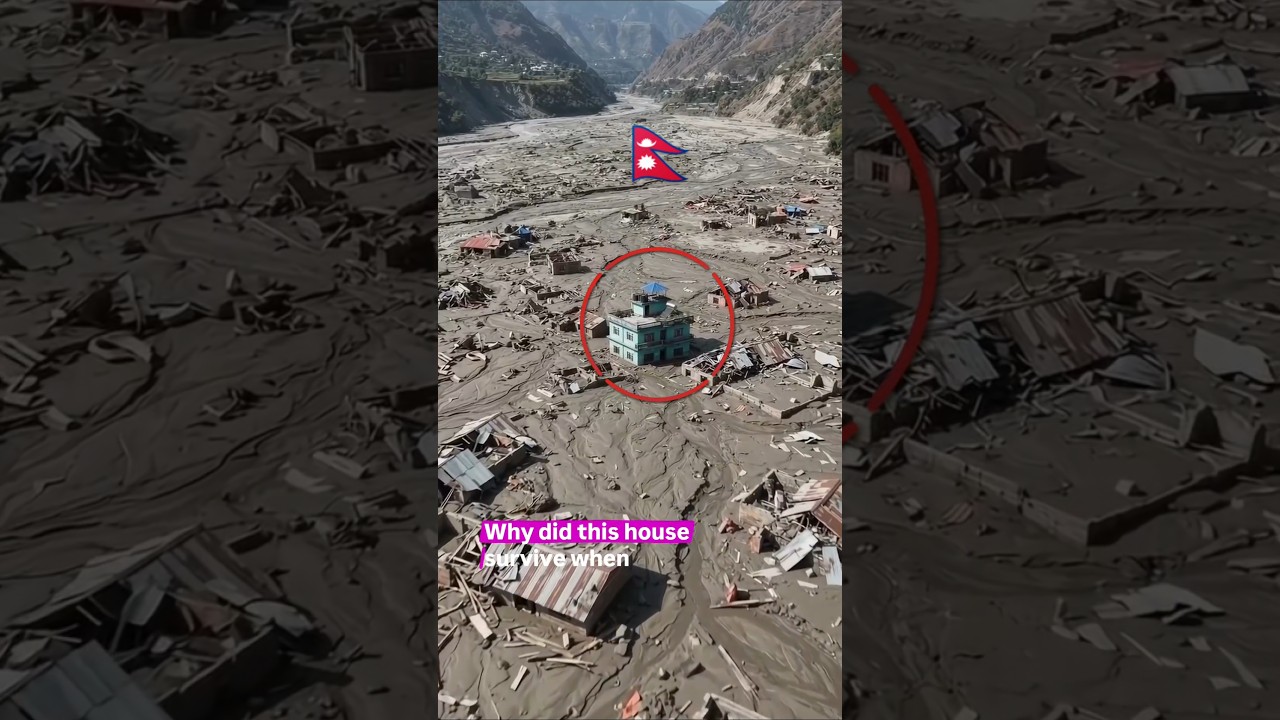 How Did This House Survive the Massive Flood? #shorts #flood