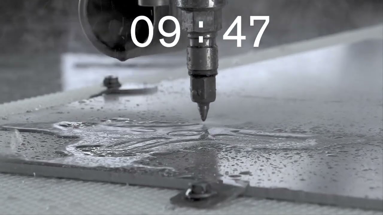 OMAX Waterjet Cutting: a 42-Second Story