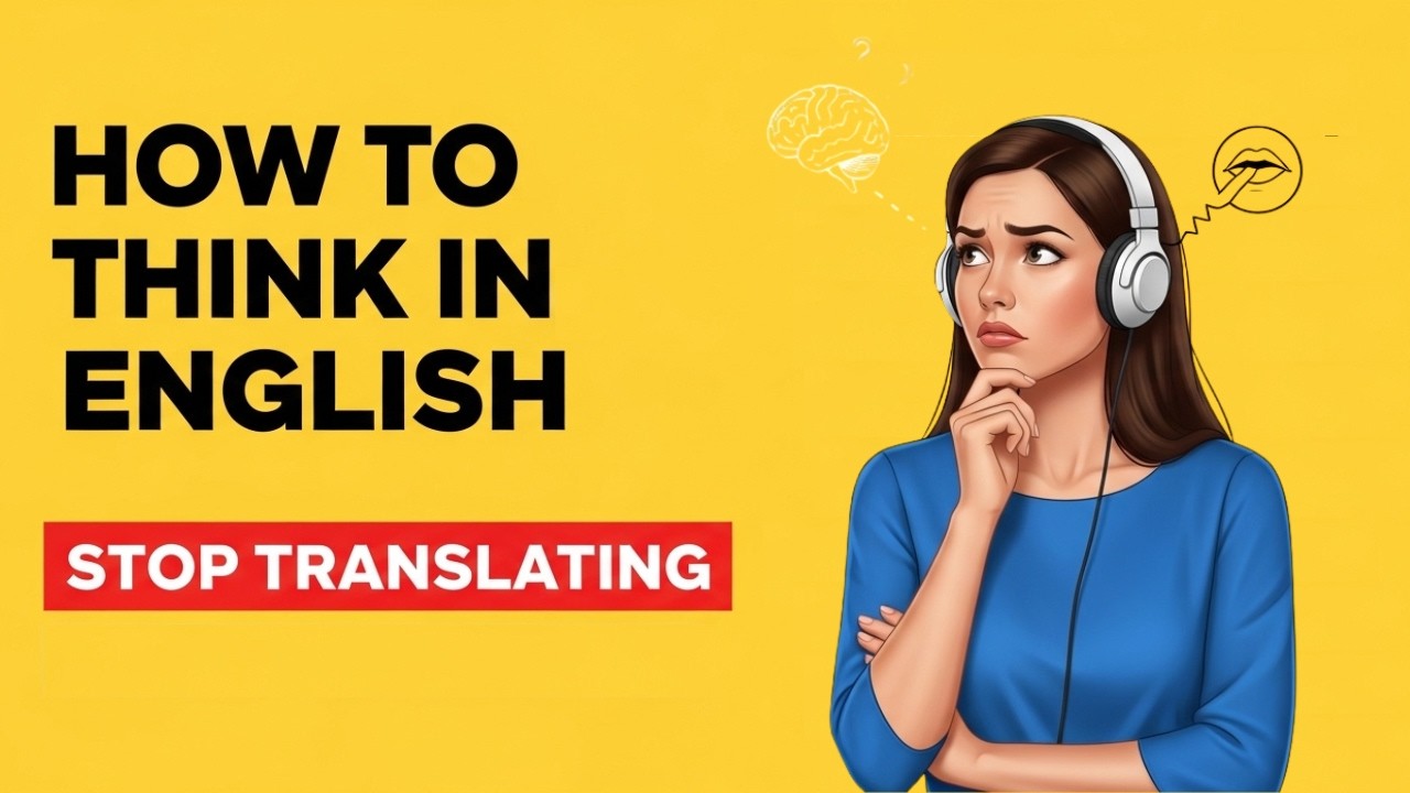 How to Think in English (Without Translating) | Slow English Practice For Beginners