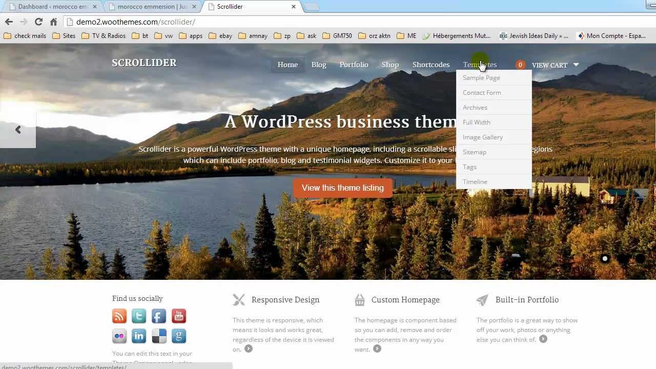 [HD] Mamka t instalit Scrollider; theme n WordPress