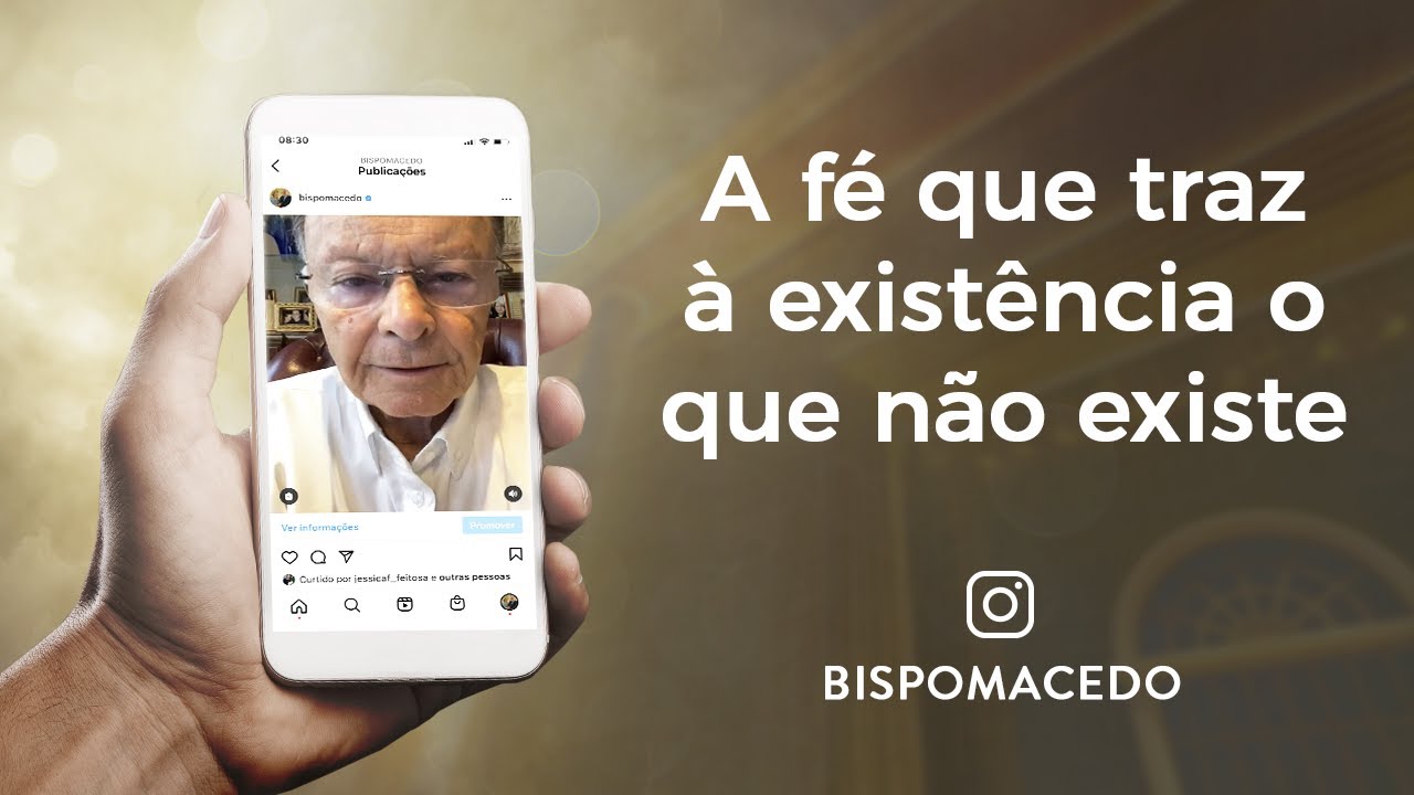 A fé que traz à existência o que não existe