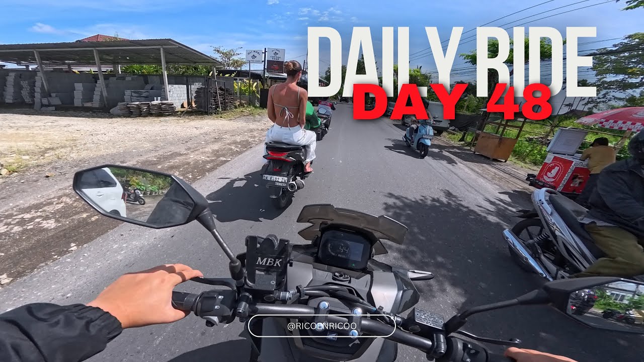 Early Morning Drive in Bali 🇮🇩 | Honda Adv160  #dailyvlog #bali #motovlog 