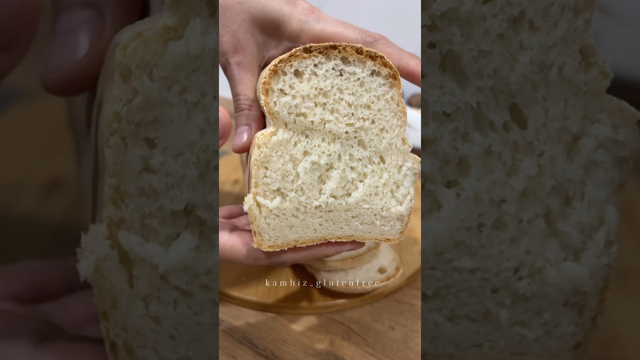 Хлеб без глютена. Рецепт в описании🌸. #glutenfree #безглютена #celiac #целиакия #asmr