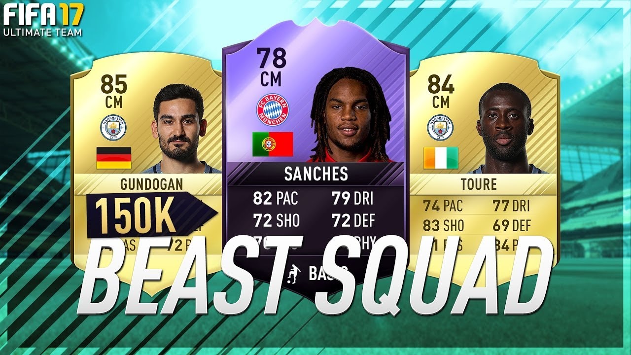 FIFA 17 150K SQUAD BUILDER w/ SBC, FUTB, MFUT, MOTM, CLMOTM