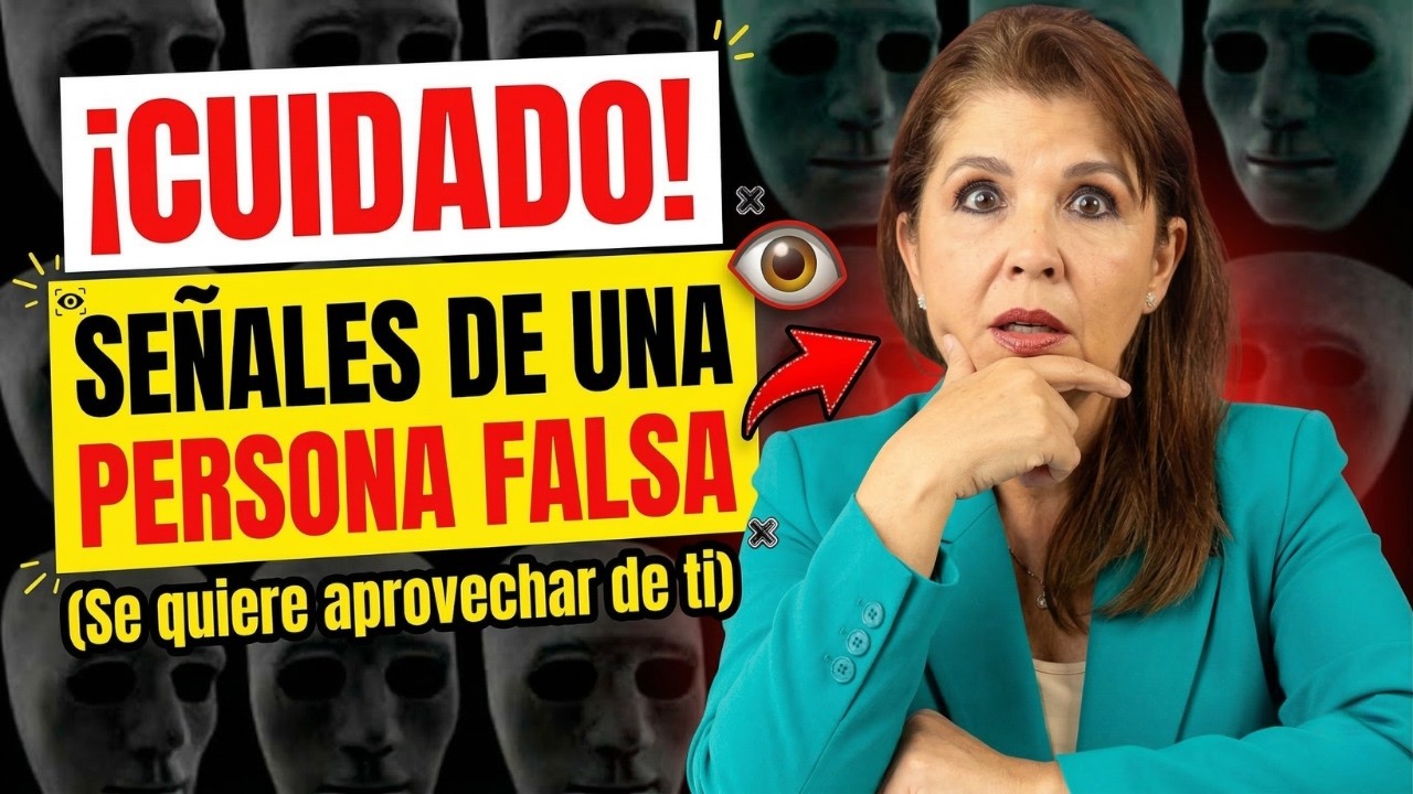 👁️ 10 SEÑALES OCULTAS de una PERSONA MUY FALSA que es LINDA CONTIGO pero QUIERE APROVECHARSE de TI!