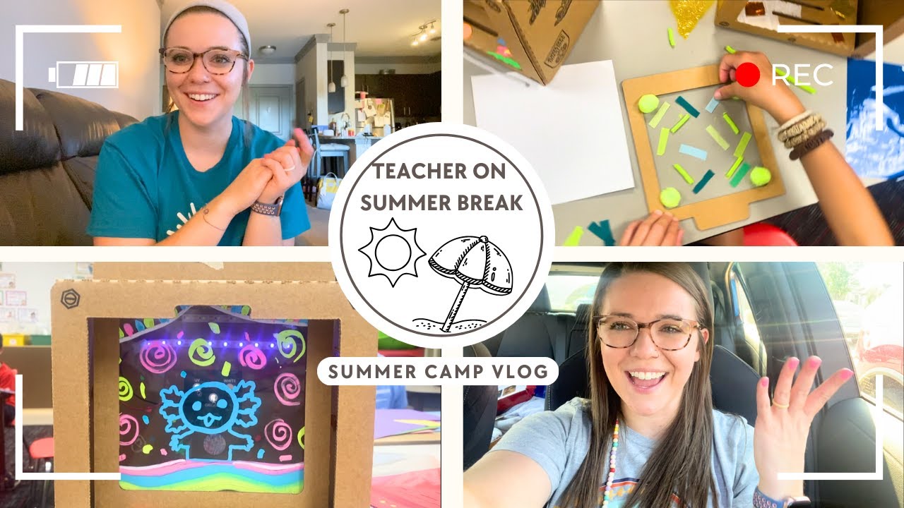 Summer Camp Vlog || Join me while I teach at summer camp!