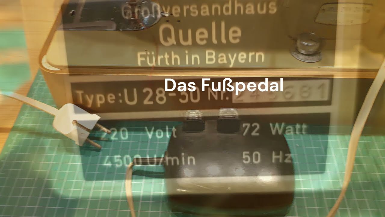 DogRobensVLOG#59 IDEAL Voll - Zickzack - Deluxe - Nähmaschine Baujahr ca. 1964