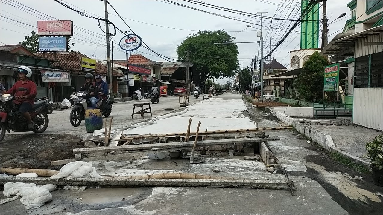 Vlog day 21 in 2026.vibes jalan raya Berbek yg sudah selesai di cor.tinggal tunggu kering&finishing.