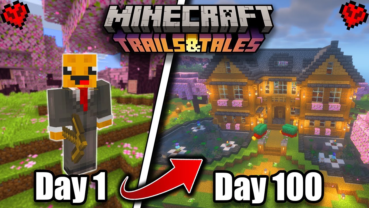 I Survived 100 Days in 1.20 Minecraft Hardcore...