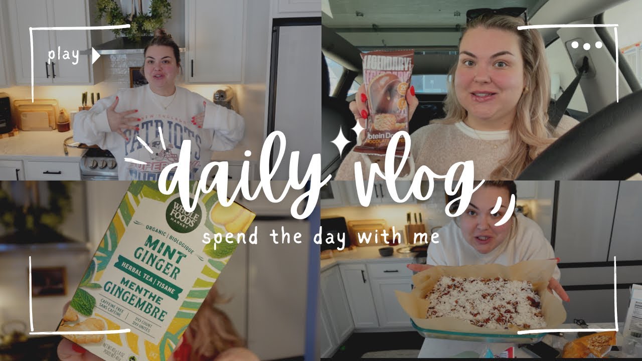 SUPERBOWL SUNDAY, NEW DESSERT RECIPE, CAR CHAT | vlog