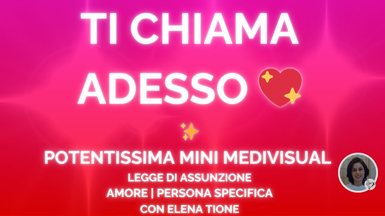 💖📲 RICEVI CHIAMATA ISTANTANEA | MINIMEDIVISUAL 📲💖#personaspecifica   #leggediassunzione